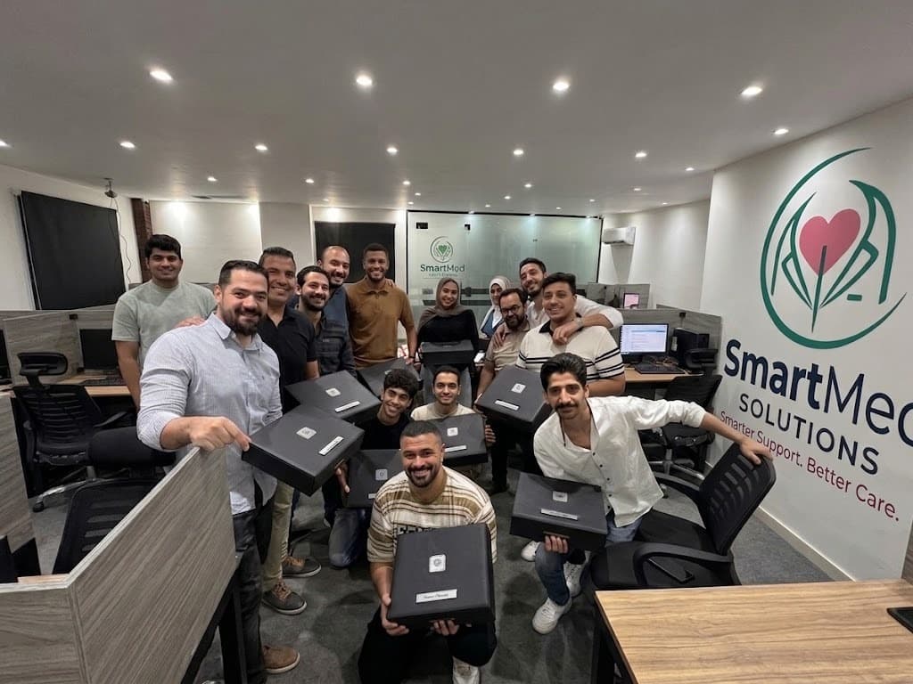 The SmartMed Solutions team on the operations floor